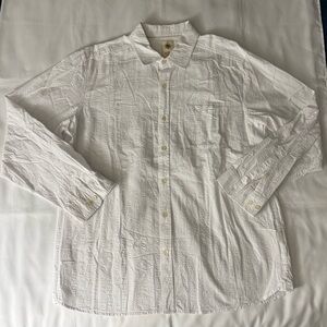 The Territory Ahead White Patterned Long Sleeve Button Down Shirt
